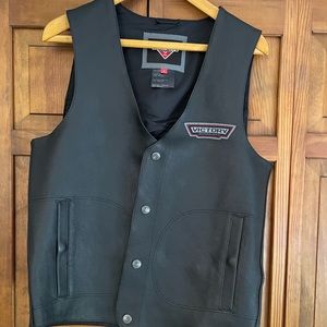 Leather vest